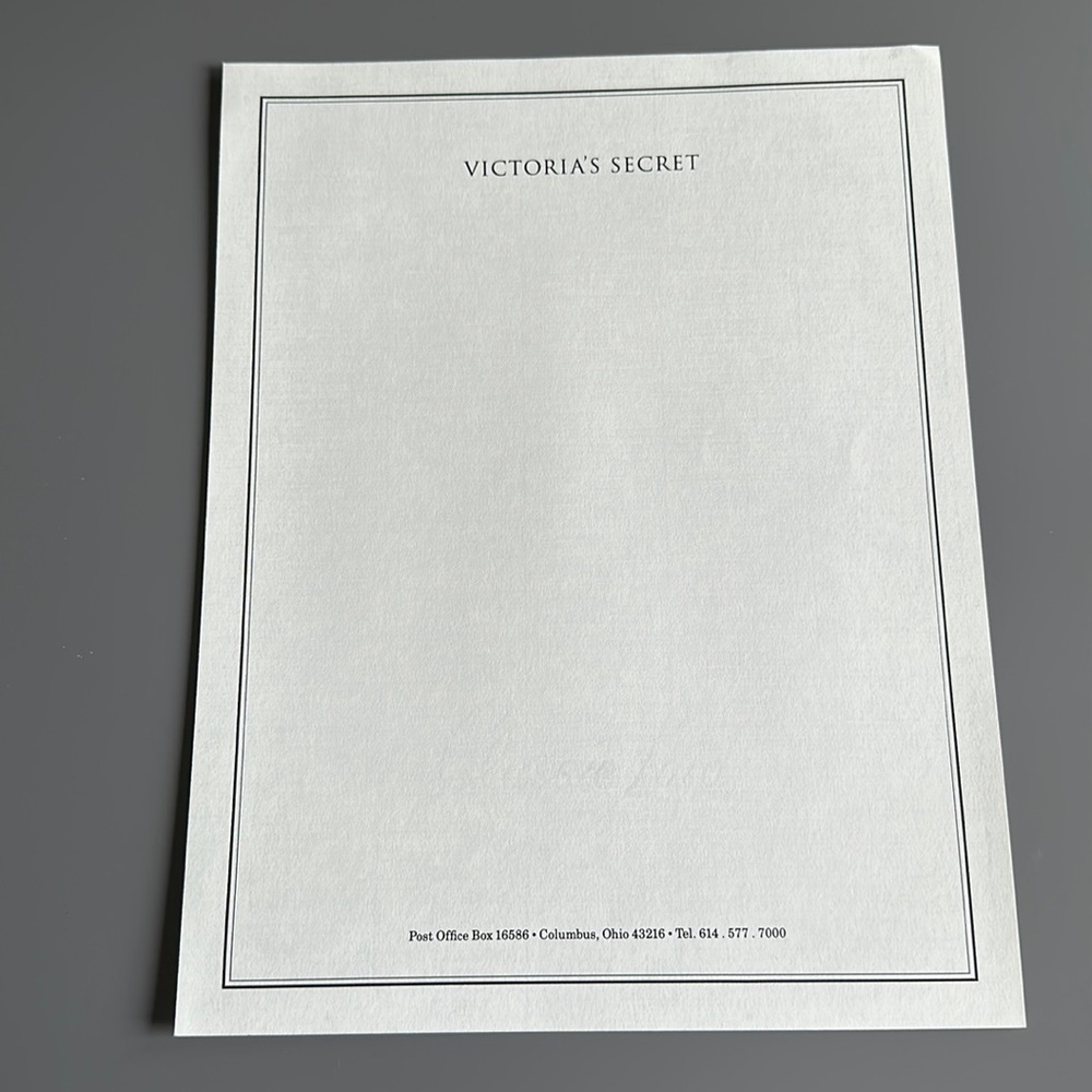 Vintage Victoria’s Secret Stationery (10 pcs)